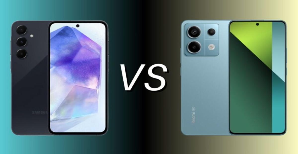 مقایسه ردمی نوت 13 پرو و سامسونگ گلکسی A55 - بازه 22 میلیون تومان