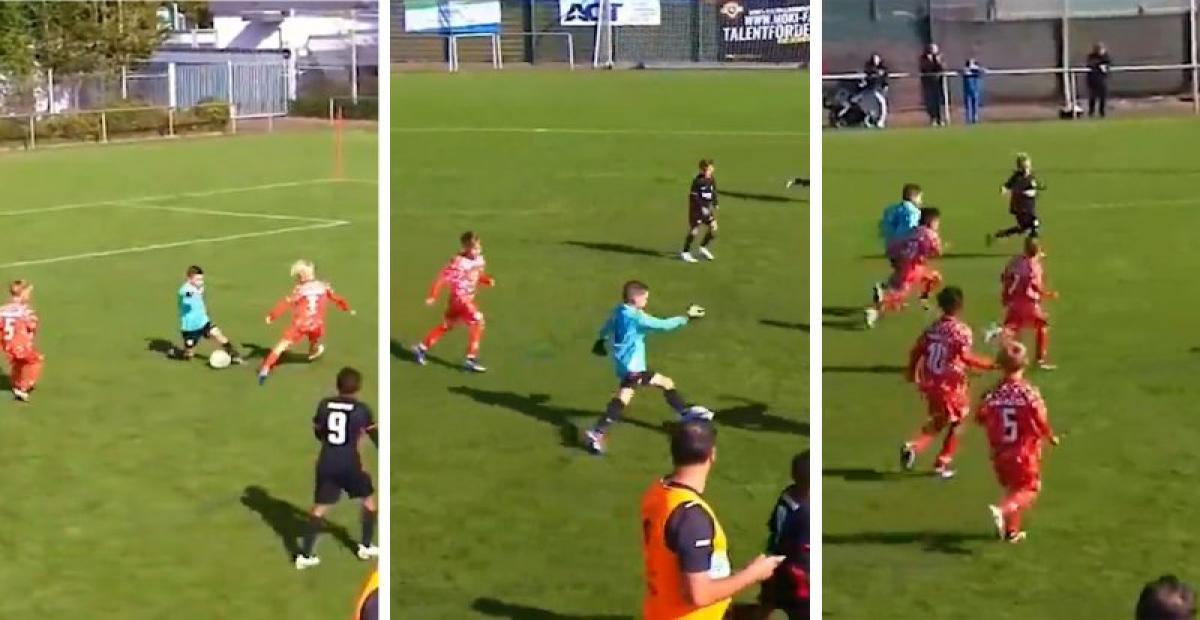 دروازه‌بان جوان آینتراخت که می‌خواهد مسی باشد