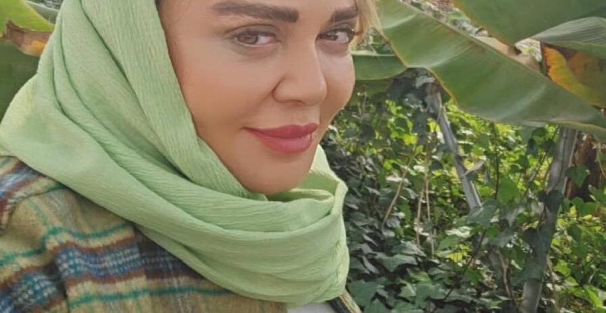 استایل سبز جذاب بهاره رهنما در میان گیاهان!